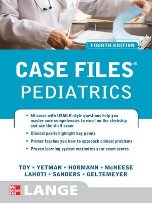 cover image of Case Files Pediatrics